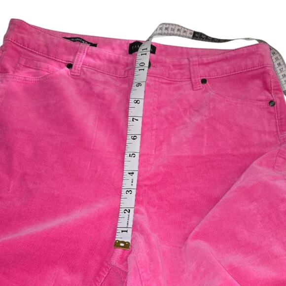 Talbots Pink Corduroy Straight Leg Women's Pink Jeans Pants Size 10P Petite - Picture 4 of 11